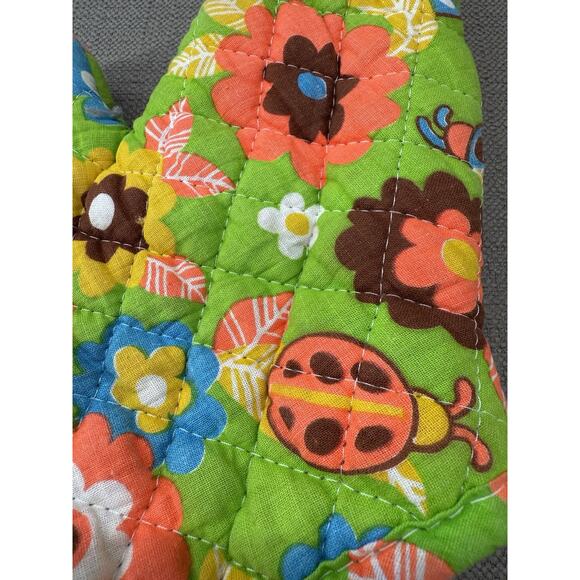 Vintage Quilted Mixer & Toaster Covers with Floral Oven Mitt–Retro Kitchen Decor - Picture 7 of 10